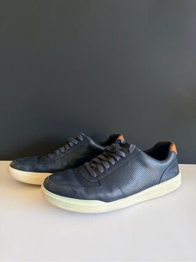 Cole Haan GrandSeries Navy Leather Court Sneakers | Men’s Size 10.5
